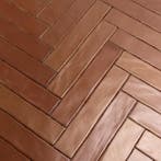 Handvorm visgraat tegels Metallic koper 5x25, Doe-het-zelf en Verbouw, Tegels, Verzenden, Nieuw