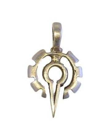 Stoere DQ heren bedel punt antiek zilver kleur (Bedels), Ophalen of Verzenden, Nieuw, Bedel