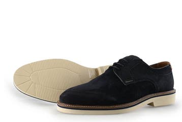 Loff 1881 Veterschoenen in maat 43 Blauw, Zo goed als nieuw, Loff 1881, Veterschoenen, Verzenden