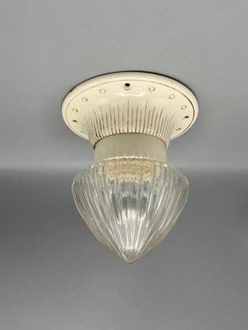 Plafondlamp - Glas, Keramiek - Plafonnière
