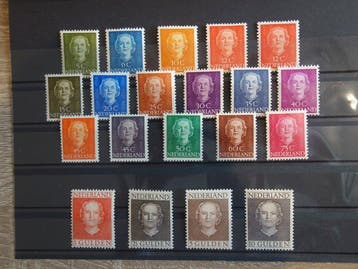 Nederland 1949/1951 - Juliana Enface compleet 1949-1951, Gestempeld