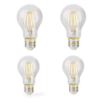 Led lamp E27 | Peer | Nedis | 4 stuks, Verzenden, Nieuw