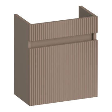 Brauer Joy Wavy Fonteinkast - 40 cm - met 1 Deur Greeploos, Ophalen of Verzenden, Nieuw