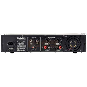 Ibiza Sound AMP600-MKII - Disco versterker 2 X 480W, Muziek en Instrumenten, Ophalen of Verzenden, Nieuw