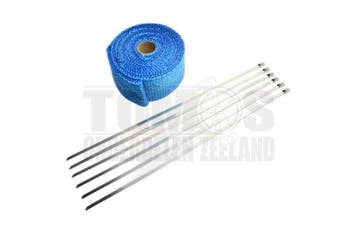 Uitlaat hitteband / heatwrap blauw 5cm x 5 meter, Ophalen of Verzenden, Nieuw, DMP