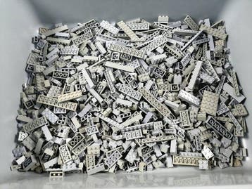 Lego - geen serie - 02 Partij van 1000 lichtgrijze, Nieuw