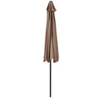 Parasol halfrond voor balkons of terrassen 300x150x230 beige, Tuin en Terras, Verzenden, Nieuw