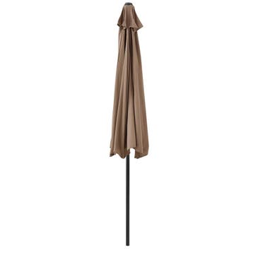 Parasol halfrond voor balkons of terrassen 300x150x230 beige, Verzenden, Nieuw