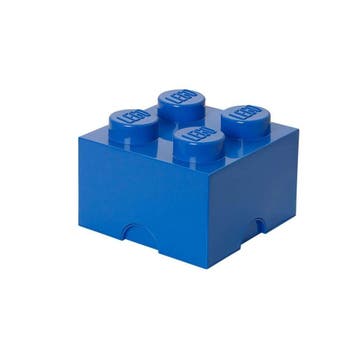 LEGO Opbergbox Brick 4 Blauw - Stap van €24,99 voor €17,49, Ophalen of Verzenden, Nieuw