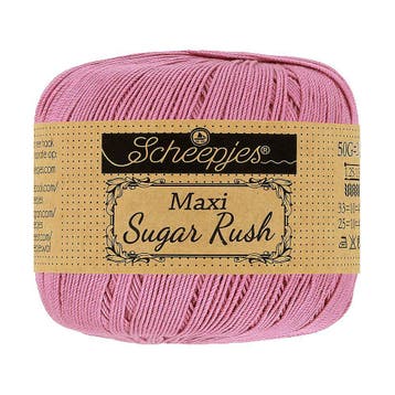 Scheepjes Maxi Sugar Rush - 398 colonial rose - Katoen Gar, Ophalen of Verzenden, Nieuw