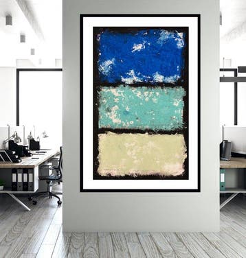 Dam Domido - Oceanic atmosphere - 130 x 80 cm