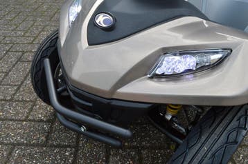 Kymco New Maxer 19 kmh Scootmobiel | 67km bereik | Champagne, Kymco, Nieuw, Ophalen of Verzenden, 16 km/u of meer