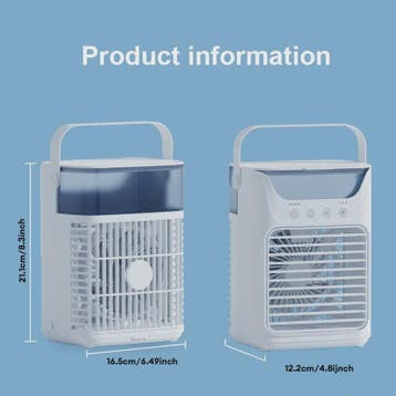 Draagbare 3-in-1 Air Cooler: Ventilator, Luchtkoeler & Lucht, Verzenden, Nieuw