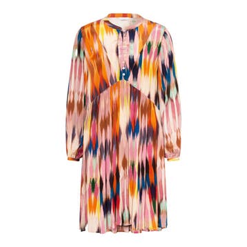 Frogbox • kleurrijk gestreepte jurk • 36, Kleding | Dames, Jurken, Princess goes Hollywood, Verzenden, Nieuw, Roze