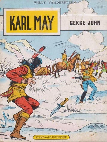 Karl May deel 33 Gekke John (stripboek) - Vandersteen, Boeken, Verzenden, Gelezen