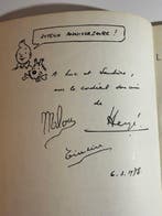 Tintin T5 - Le Lotus bleu + dédicace de Hergé - 1 Album -, Nieuw
