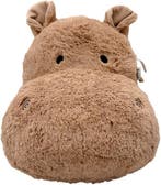 Label Label Hippo Harvey Nougat Muurdecoratie, Kinderen en Baby's, Speelgoed | Knuffels en Pluche, Verzenden, Nieuw