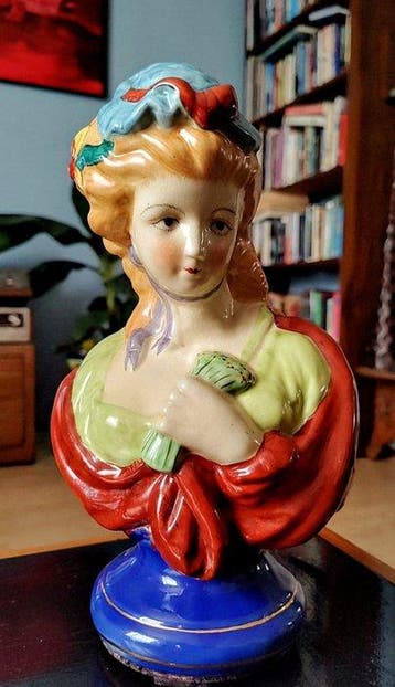 Buste, Porceleinen Buste. - 27 cm - Porselein