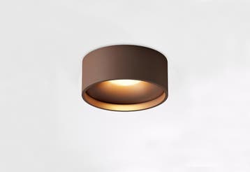 Opbouwspot Oran 12x5 cm 2700K Geborsteld Brons, Doe-het-zelf en Verbouw, Sanitair, Ophalen of Verzenden, Nieuw, Bad