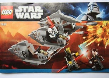 Lego Set - 7957 - Star Wars - Sith Nightspeeder, Nieuw