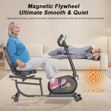 Gartistgo Hometrainer: 5-in-1 Recumbent Fiets met 16 Weersta, Verzenden, Nieuw