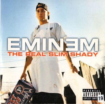 cd single card - Eminem - The Real Slim Shady, Verzenden, Zo goed als nieuw, Hiphop en Rap