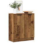 vidaXL Dressoir 60x30x70 cm bewerkt hout oud houtkleurig, Verzenden, Nieuw, 50 tot 100 cm, 25 tot 50 cm