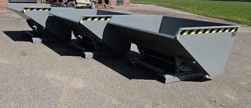 Kiepbak kantelbak spanenbak heftruck 900 liter nieuw, Zakelijke goederen, Voorzetapparatuur