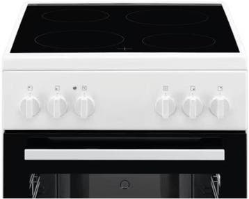 AEG CCB50090BW, Vrijstaand fornuis, Wit, Draaiknop,, Witgoed en Apparatuur, Ovens, Verzenden, Nieuw
