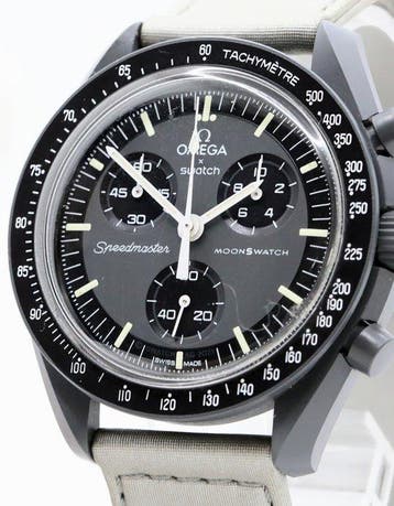 Omega x Swatch - MoonSwatch - Mission to Mercury - Zonder, Sieraden, Tassen en Uiterlijk, Horloges | Heren, Nieuw