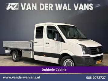 Volkswagen Crafter | 2.0 TDI 141pk Pick Up Dubbele Cabine, Gebruikt, Euro 6, Volkswagen, Wit
