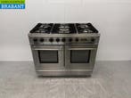 RVS Falcon 5 Pits Fornuis met dubbele oven Propaan + 400V, Ophalen of Verzenden, Gebruikt