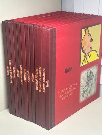 Tintin - Série complète de 12 albums-portrait - 12x C - 12, Boeken, Nieuw