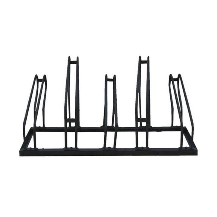 Fietsenrek 5 Fietsen Zwart - BRASQ, Fietsen en Brommers, Fietsaccessoires | Overige Fietsaccessoires