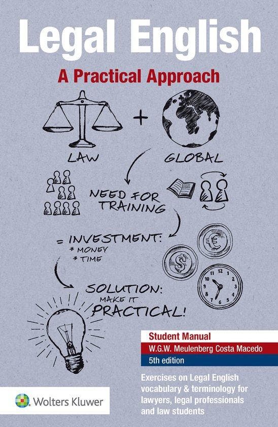 9789013172119 Legal English, A Practical Approach, Boeken, Schoolboeken, Zo goed als nieuw, Verzenden