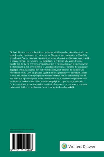 Bestuursrecht in het Awb-tijdperk 9789013165401, Verzenden, Zo goed als nieuw, T. Barkhuysen