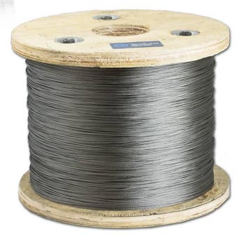 roestvaststaal Staalkabel 1 mm 1000 meter roestvrijstaal, Verzenden, Nieuw