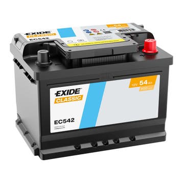 Exide Classic accu | EC542 | 12V 54Ah, Ophalen of Verzenden, Nieuw