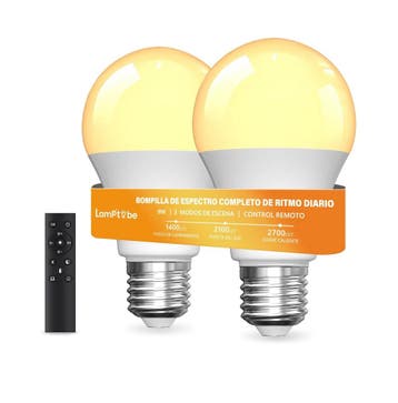 E27 LED Gloeilamp Dimbaar Met Afstandsbediening, 9W Amber..., Verzenden, Nieuw