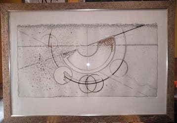 Walter Valentini (1928) - Le Misure, il Cielo cm. 111,2 x 74