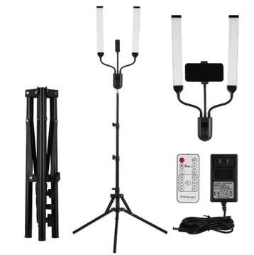 LED Tube Light met Statief & Telefoonhouder Dimbaar Bi-Color, Verzenden, Nieuw