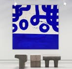 Stefanie Raus - Verschlungen Blau 1524 - XXL, Antiek en Kunst