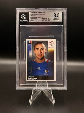 Beckett Bgs 8.5 Panini 2008 UEFA Euro 2008 Benzema #354, Verzenden, Zo goed als nieuw, Losse kaart
