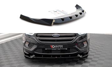 Voorspoiler V.2 Ford Escape ST-Line MK3 Maxton Glans Zwart, Ophalen of Verzenden, Nieuw