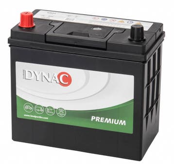 Dynac Auto accu 12 volt 45 ah Type 54524, Auto-onderdelen, Accu's en Toebehoren, Ophalen of Verzenden, Nieuw