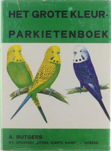 Het grote kleurparkietenboek - Rutgers, Verzenden, Gelezen