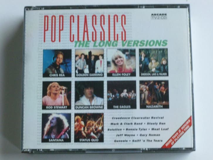 Pop Classics - The Long Versions (2 CD) Arcade 1991, Cd's en Dvd's, Cd's | Pop, Zo goed als nieuw, Ophalen of Verzenden