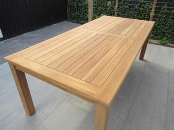 NIEUWE Teakhouten tuintafels 160x90 200x100 220x100, Verzenden, Nieuw, Rechthoekig, Teakhout