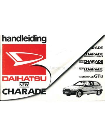 1988 DAIHATSU CHARADE INSTRUCTIEBOEKJE NEDERLANDS