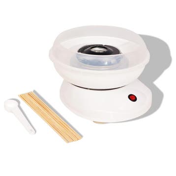vidaXL Suikerspinmachine 480 W wit, Witgoed en Apparatuur, Verzenden, Nieuw